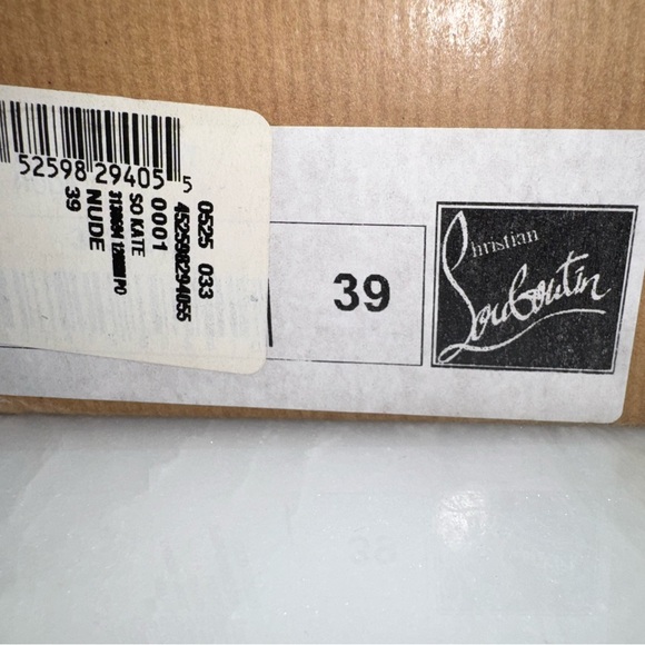 Christian Louboutin So Kate 120mm Patent Beige Heels - Picture 11 of 11